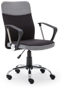 TOPIC o. chair, color: black / grey DIOMMI V-CH-TOPIC-FOT-POPIEL