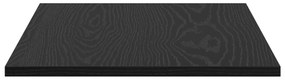 vidaXL Δίσκος Βιβλιοθήκης 4 pcs Μαύρο 100 x 40 x 1.5 εκ. Μοριοσανίδα