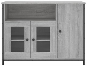 vidaXL Μπουφές Γκρι Sonoma 100 x 33 x 75 εκ. από Επεξεργασμένο Ξύλο