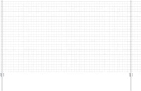 vidaXL Τεντώτο με στήριγμα Ασημί 1,4 x 10 m Ατσάλι