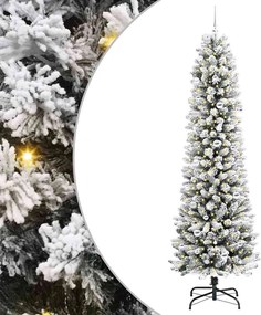 vidaXL Τεχνητό Χριστουγεννιάτικο Δέντρο με 300 LED Λευκό 240 cm