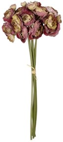 Τεχνητό Μπουκέτο Camelia 21299 37cm Pink GloboStar Ύφασμα