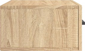 vidaXL Κομοδίνα Επιτοίχια Sonoma Δρυς 35 x 35 x 20 εκ.