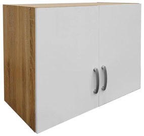 Πατάρι ντουλάπας δίφυλλο Lego σε sonoma-λευκή απόχρωση 79x41.5x60εκ 80x42x60 εκ.