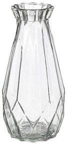 Βάζο Γυάλινο Zena 02.1110685 14x24cm Clear Glass