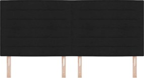 vidaXL Κεφαλάρι Μαύρο 200 cm ύφασμα