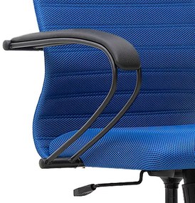 Καρέκλα γραφείου Darkness Megapap με διπλό ύφασμα Mesh σε χρώμα μπλε 66,5x70x125/135εκ.
