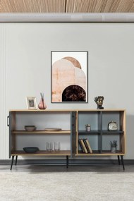 Κονσόλα Sapphire Δρυς / Ανθρακί SOGRO 160x44x20