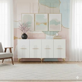 Console Ida 150 - White, Gold White
Gold