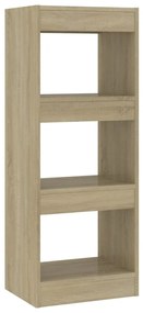 vidaXL Βιβλιοθήκη/Διαχωρ. Χώρου Sonoma Δρυς 40x30x103 εκ. Επεξ. Ξύλο
