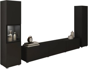 Σύνθεση σαλονιού Berlin III-Μαύρο