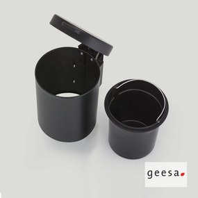 Geesa Hotelia 644 Black Matt - Χαρτοδοχείο επίτοιχο 3L βαρέως τύπου