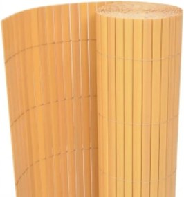 vidaXL Περίφραξη Κήπου Διπλής Όψης Κίτρινη 110 x 300 εκ.