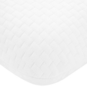 vidaXL Μαξιλάρι Ύπνου Μονόχρωμο Λευκό 60 x 40 x 13 εκ.