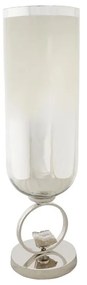 Βάζο DKD Home Decor Σαμπάνια Κρυστάλλινο Αλουμίνιο (15 x 15 x 56 cm)