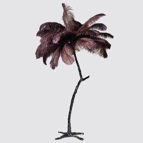 Supergreens Φωτιστικό Επιδαπέδιο ''Ostrich'' Μαύρο/Μαύρο 170 εκ.
