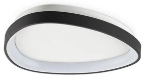 Φωτιστικό Οροφής - Πλαφονιέρα Gemini 341446 D042 On-Off 2700K 2300lm Black Ideal Lux