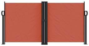 vidaXL Σκίαστρο Πλαϊνό Συρόμενο Τερακότα 120 x 1000 εκ.
