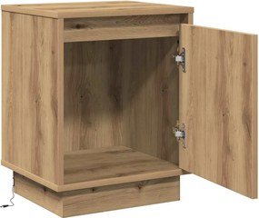 vidaXL Κομοδίνο 2 pcs Artisan Oak 39 x 34,5 x 50 εκ.