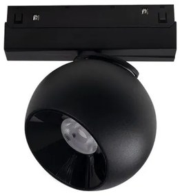 Μαγνητικό Σποτ Φωτιστικό Ράγας 12W IP20 3000K IONA1230B Aca-IONA1230B-Μαύρο IONA1230B
