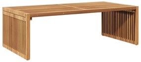 vidaXL Τραπεζάκι κήπου 110x55x35.5 εκ. Μασίφ ξύλου teak