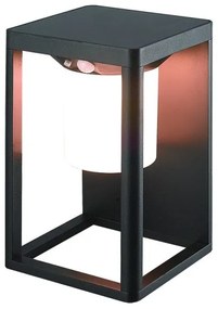 Απλίκα Φωτιστικό Τοίχου Ηλιακή LED 2W IP65 3000K Σκούρο Γκρι E295 Zambelis-E295-Ανθρακί E295