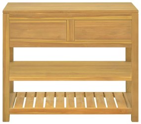 vidaXL Έπιπλο Μπάνιου 90 x 45 x 75 εκ. από Μασίφ Ξύλο Teak