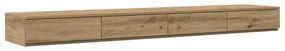 vidaXL Κρεβάτι Αποθήκευσης Artisan Oak 180x200 εκ.