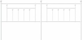 vidaXL Ανταλλακτικό κεφαλάρι Λευκό 200 εκ. Μεταλλικό