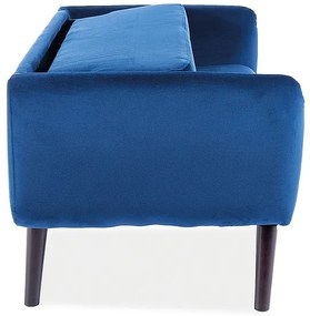 Καναπές ELSA 145x75x80cm velvet navy Bluvel 86 / wenge DIOMMI ELSAVGW