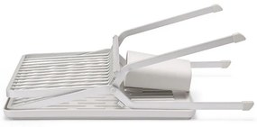 Πτυσσόμενο στεγνωτήριο πιάτων Brabantia SinkSide 1004154, Σχάρα για μαχαιροπίρουνα, Ανθεκτικό στη διάβρωση, Ανοιχτό γκρι