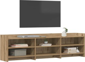 vidaXL Ντουλάπι TV 168 x 33 x 47 εκ. Artisan Δρυς Επεξεργασμένο Ξύλο