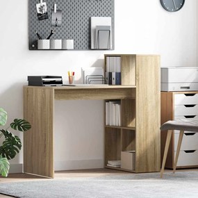 vidaXL Γραφείο Δρύς Sonoma 108 x 55 x 103.5 εκ. Επεξεργασμένο ξύλο