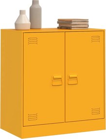 vidaXL Ντουλάπι Μουσταρδί 67x39x73 εκ. από Ατσάλι