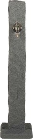 vidaXL Δεξαμενή Κήπου Ανθρακί 26 x 26 x 98 εκ. PE