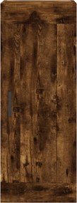 vidaXL Ντουλάπι Τοίχου Καπνιστή Δρυς 34,5 x 34 x 90 εκ. Επεξεργ. Ξύλο