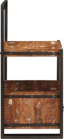 vidaXL Βάση Ρούχων Πολύχρωμο 40 x 40 x 90 cm Στερεό Ανακτηθέν Ξύλο