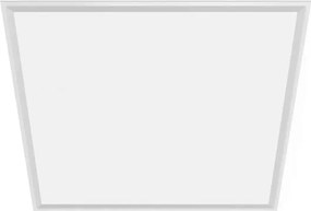 Led panel λευκό τετράγωνο 48W 230V AC θερμό λευκό φως 3000k 4600lm 595X595X32mm