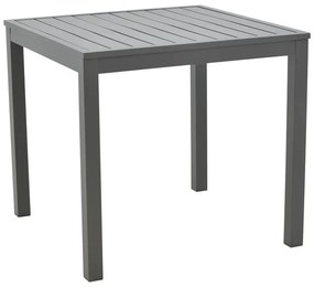 Table Kliton aluminium dark grey 80x80x74cm 80x80x74 εκ.