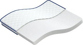 vidaXL Στρώμα με Αφρό Μνήμης Λευκό 140x190x17 εκ. μαλακό