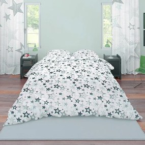 Σετ Σεντόνια Υπέρδιπλα 220x240 Star - Grey/Green 1935315507312188