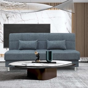 Καναπές-Κρεβάτι Felina 40.0128 Τριθέσιος Με Αποθηκευτικό Χώρο 180x90x80cm Grey