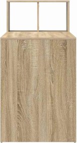 vidaXL Γραφείο Δρύς Sonoma 108 x 55 x 103.5 εκ. Επεξεργασμένο ξύλο