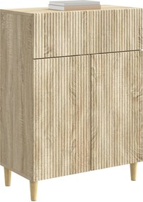 vidaXL Πλαϊνό γραφείο Sonoma Δρυς 66 x 34,5 x 90 εκ Επεξεργασμένο Ξύλο