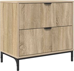 vidaXL Κομοδίνο Sonoma Δρυς 63.5 x 36 x 61 εκ Επεξεργασμένο ξύλο