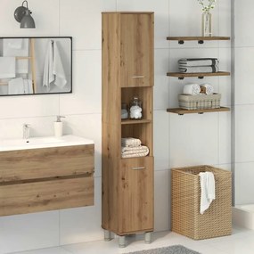 vidaXL Ντουλάπι μπάνιου Artisan Oak 30x30x179 cm Κατασκευασμένο ξύλο