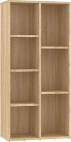 vidaXL Βιβλιοθήκη Χρώμα Sonoma Δρυς 50x25x106 εκ. από Επεξ. Ξύλο