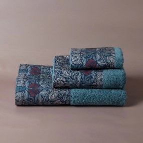 Πετσέτα Προσώπου (50x90) White Fabric Delaney 500gsm