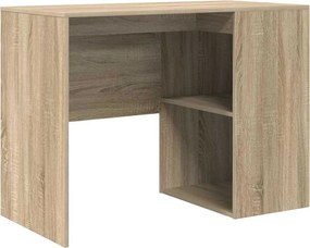 vidaXL Γραφείο με ράφι Δρύς Sonoma 102 x 50 x 75 εκ Επεξεργασμένο ξύλο