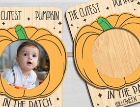 Intra απο ξύλο plywood Χρώμα wenge 3mm-4mm πάχος - Κορνίζα φωτογραφιών μαγνήτης ψυγείου αποκριών Δίασταση 20x25 cm INTRAFABR-98590029